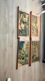 Kunstwerken schoolplaat, Antiek en Kunst, Antiek | Schoolplaten, Ophalen of Verzenden, Geschiedenis