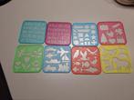 Tupperware volledige set sjablonen 1937 tot 1944 Stencil-Art, Ophalen of Verzenden, Zo goed als nieuw
