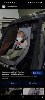 Baby hangmat fietskar thule infant sling, Ophalen, Achterzitje, Gebruikt, 0 t/m 18 kg