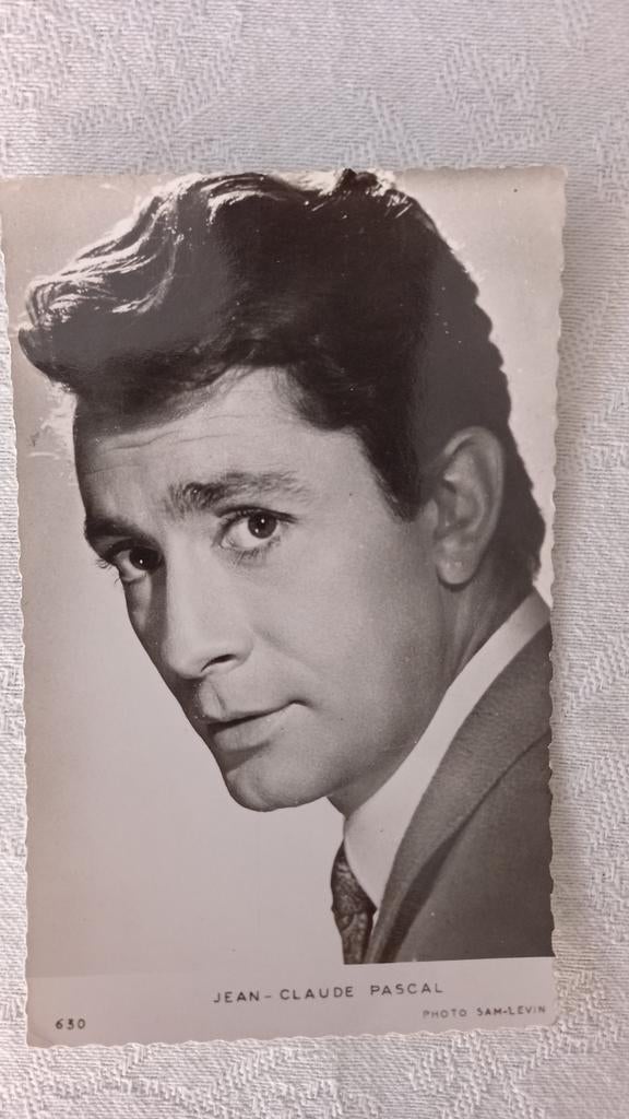 Echte foto van JEAN-CLAUDE PASCAL, Ophalen of Verzenden