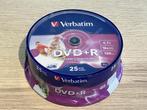 NIEUW : Verbatim Spindle 25 x DVD+R/RW 4,7 GB Bedrukbaar, Computers en Software, Nieuw, Ophalen of Verzenden, Herschrijfbaar, Dvd