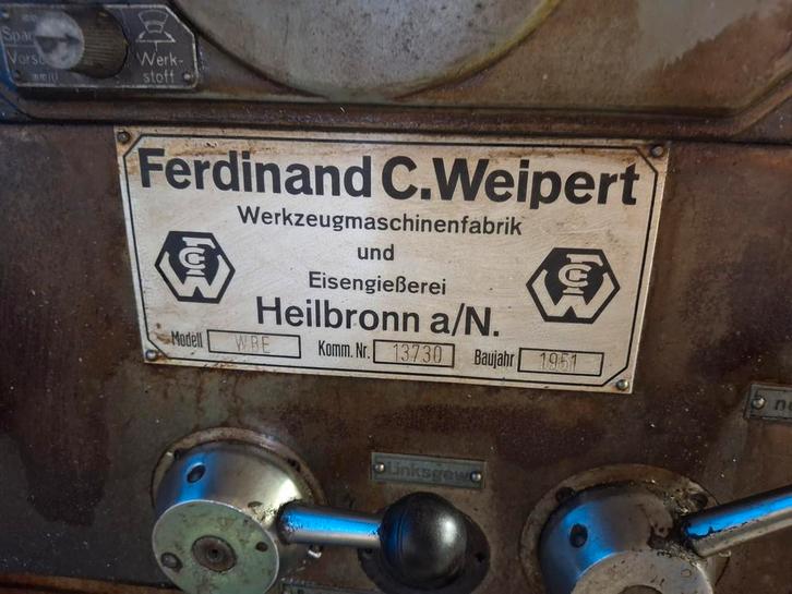 Draaibank Ferdinand C.Weipert, Doe-het-zelf en Bouw, Draaibanken, Gebruikt, Metaaldraaibank, 1000 mm of meer, Ophalen