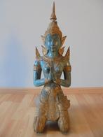 Boeddha Tempelwachter verguld brons Thailand Groot 57 cm !, Ophalen of Verzenden