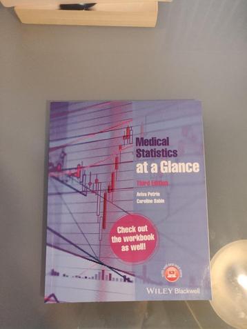 Medical Statistics at a Glance 3rd edition, Wiley Blackwell disponible aux enchères