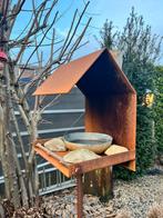 Cortenstaal vogelhuisje, Jardin & Terrasse, Maisons & Bains d'oiseaux, Enlèvement, Neuf