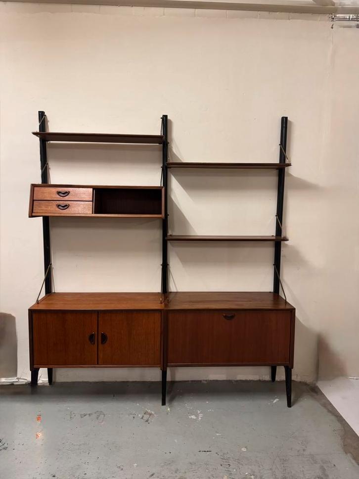 Louis van Teeffelen voor WeBe vintage modulair wandsysteem, Antiek en Kunst, Curiosa en Brocante, Ophalen of Verzenden