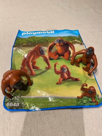 Playmobil Orang-Oetans met kind (6648) beschikbaar voor biedingen