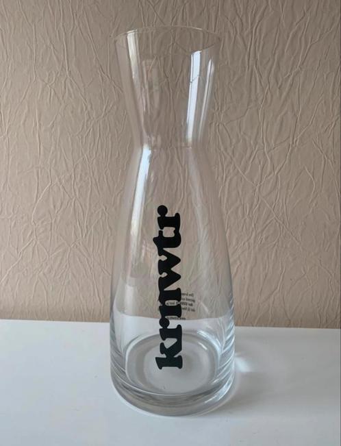 Kraanwater glazen karaf, Verzamelen, Glas en Drinkglazen, Ophalen of Verzenden