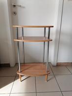 Bijzettafeltje met 3 legplanken, Ophalen of Verzenden, Gebruikt