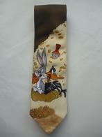 Stropdas, das Daffy Duck en Bugs Bunny, Looney Tunes, Kleding | Heren, Ophalen of Verzenden, Zo goed als nieuw, Geel