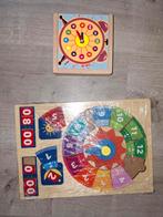 2 jeux éducatifs pour apprendre l'heure, Ophalen of Verzenden, Zo goed als nieuw