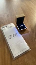 IGI CERTIFIED DIAMOND + 2gr 18k gold, Handtassen en Accessoires, Ringen, Ophalen, Nieuw, 17 tot 18, Met edelsteen