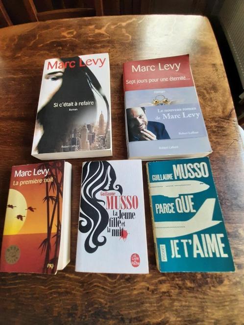 Romans de Marc Lévy et Guillaume Musso (lot 10 € pour 5 ), Livres, Romans, Enlèvement ou Envoi