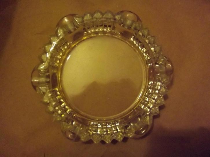 Glazen Asbak - retro, Verzamelen, Retro, Huis en Inrichting, Ophalen of Verzenden