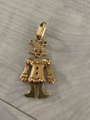 Pendentif en or 18k, Enlèvement ou Envoi, Comme neuf, Or, Or