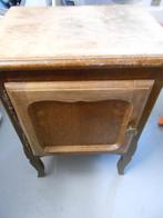 table de nuit chêne massif vintage H60cm 30X40cm, Minder dan 45 cm, 55 tot 70 cm, Gebruikt, Hout