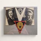 Belgisch WO2 bidprentje Geheim Leger met patch, Ophalen of Verzenden, Overige soorten, Foto of Poster