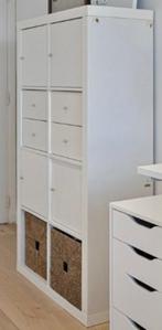 IKEA KALLAX kast met inzet, Huis en Inrichting, Ophalen, Gebruikt, 100 tot 150 cm, Minder dan 150 cm