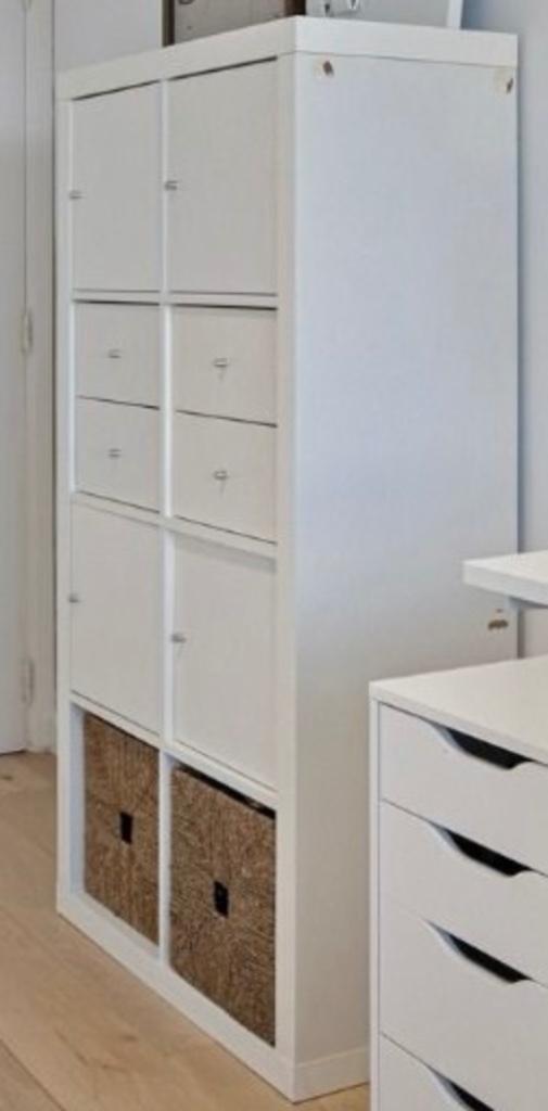 IKEA KALLAX kast met inzet, Huis en Inrichting, Kasten | Wandmeubels, Gebruikt, 100 tot 150 cm, Minder dan 150 cm, 50 tot 75 cm