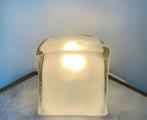 IKEA Ice Cube Lamp Iviken Ijsblok Vintage Retro, Ophalen of Verzenden, Gebruikt, Glas
