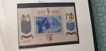 Timbres poste belges 4ème Orval feuillet 57A beschikbaar voor biedingen