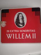Blikken sigarendoosje Willem II, in heel goede staat, Verzamelen, Blikken, Ophalen of Verzenden, Zo goed als nieuw