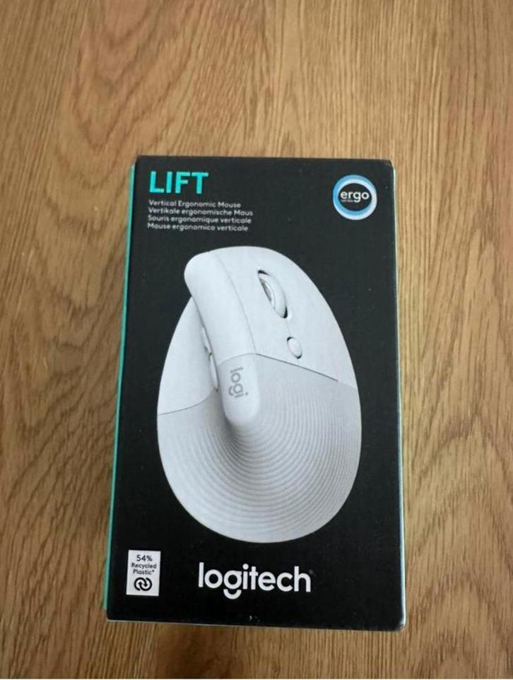 Logitech Lift, Computers en Software, Muizen, Nieuw, Muis, Rechtshandig, Draadloos, Ergonomisch, Ophalen of Verzenden
