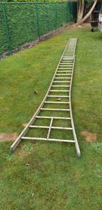 Aluminium Ladder 9 meter uitschuifbaar!, Ladder, Gebruikt, Ophalen