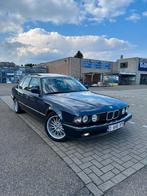 Bmw 730i oldtimer, Auto's, BMW, Achterwielaandrijving, Blauw, Leder en Stof, 7 Reeks