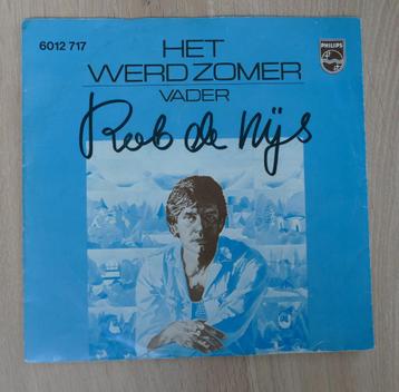 7"  Rob de Nijs ‎– Het Werd Zomer   beschikbaar voor biedingen