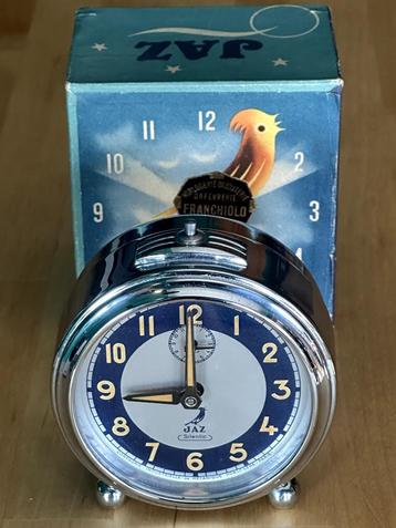 Magnifique horloge/réveil marque JAZ 1950 avec boite - 50€, Enlèvement ou Envoi