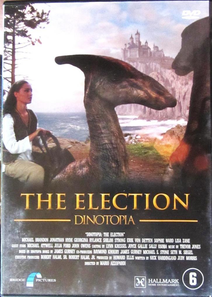 DVD ACTIE- DINOTOPIA- THE ELECTION, Cd's en Dvd's, Dvd's | Actie, Zo goed als nieuw, Actiethriller, Alle leeftijden, Ophalen of Verzenden