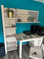 Bureau + opberg, Huis en Inrichting, Bureaus, Ophalen, Zo goed als nieuw, Bureau