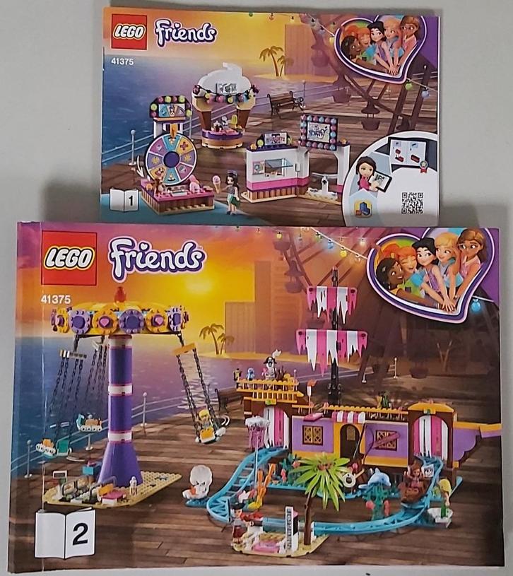 Lego 41375 Friends piratenkermis, Kinderen en Baby's, Speelgoed | Duplo en Lego, Zo goed als nieuw, Lego, Complete set, Ophalen of Verzenden