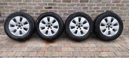 audi A6 aluminium velgen met banden, Auto-onderdelen, Banden en Velgen, Banden en Velgen, Zomerbanden, 16 inch, 225 mm, Personenwagen