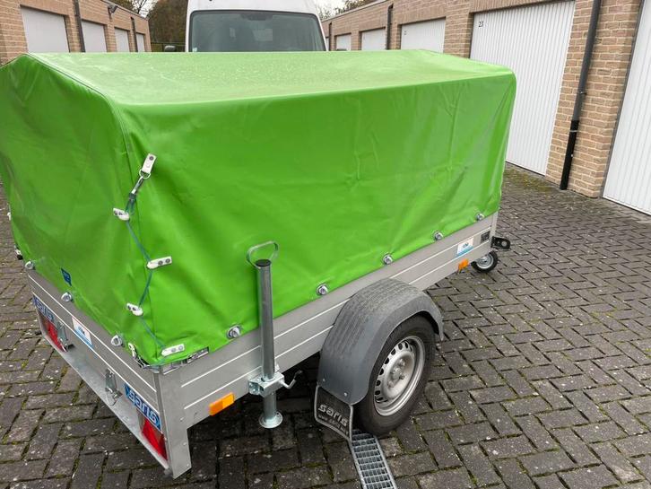 Saris overdekte aanhangwagen ( lichtgewicht), Auto diversen, Aanhangers en Bagagewagens, Zo goed als nieuw, Ophalen