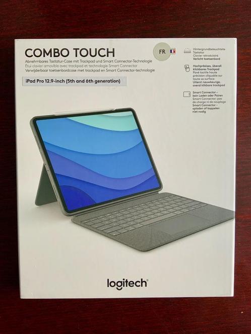 clavier Logitech Combo iPad Pro 12,9 inch, Informatique & Logiciels, Apple iPad Tablettes, Comme neuf, Apple iPad Pro, 12 pouces