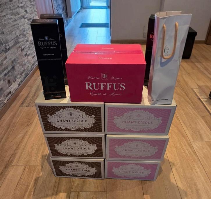 Méthode traditionnelle : Ruffus et Chant d'éole à vendre, Collections, Vins, Neuf, Rosé, Enlèvement