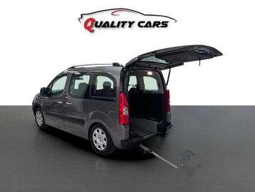 Peugeot Partner 1.6i | Tepee | Rolstoelwagen | PMR | 5 PL, Autos, Euro 5, Boîte manuelle, Noir, 5 portes