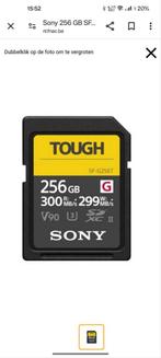 SONY 256GB SD PRO V90, Audio, Tv en Foto, Foto | Geheugenkaarten, Ophalen of Verzenden, Zo goed als nieuw, SD
