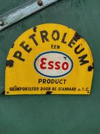 Emaille bord Esso petroleum., Ophalen of Verzenden, Zo goed als nieuw