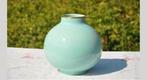 Vase boule art deco vert pistache, Ophalen of Verzenden