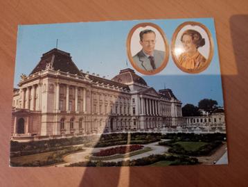 Fotokaart koninklijk Paleis Boudewijn Fabiola 
