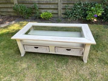 salontafel, Moins de 50 cm, Landelijk, Enlèvement, Utilisé