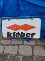 Oude reclame van kleber jaren 50 dubbelzijdig, Verzamelen, Ophalen, Zo goed als nieuw