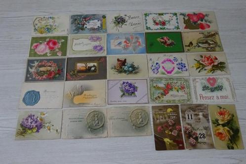 Lot 65 postkaarten fantasie Lot 65 cartes fantaisie gaufrée, Verzamelen, Postkaarten | Themakaarten, Gelopen, Ophalen of Verzenden