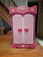 Kleerkastje poppen roze, Ophalen, Gebruikt