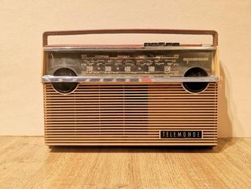 Zeldzame oude vintage retro radiotelemonde/1960  beschikbaar voor biedingen
