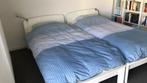 2 bedden 1 persoonsbedden, Huis en Inrichting, Slaapkamer | Bedden, Ophalen, Overige materialen, Gebruikt, 90 cm