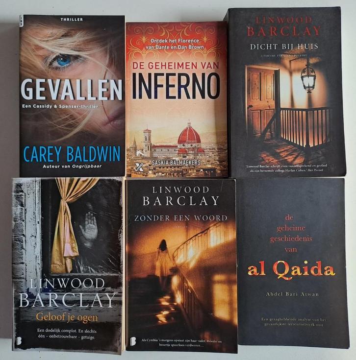 Thrillers & Detective & Oorlog (8), Boeken, Thrillers, Gelezen, Ophalen of Verzenden